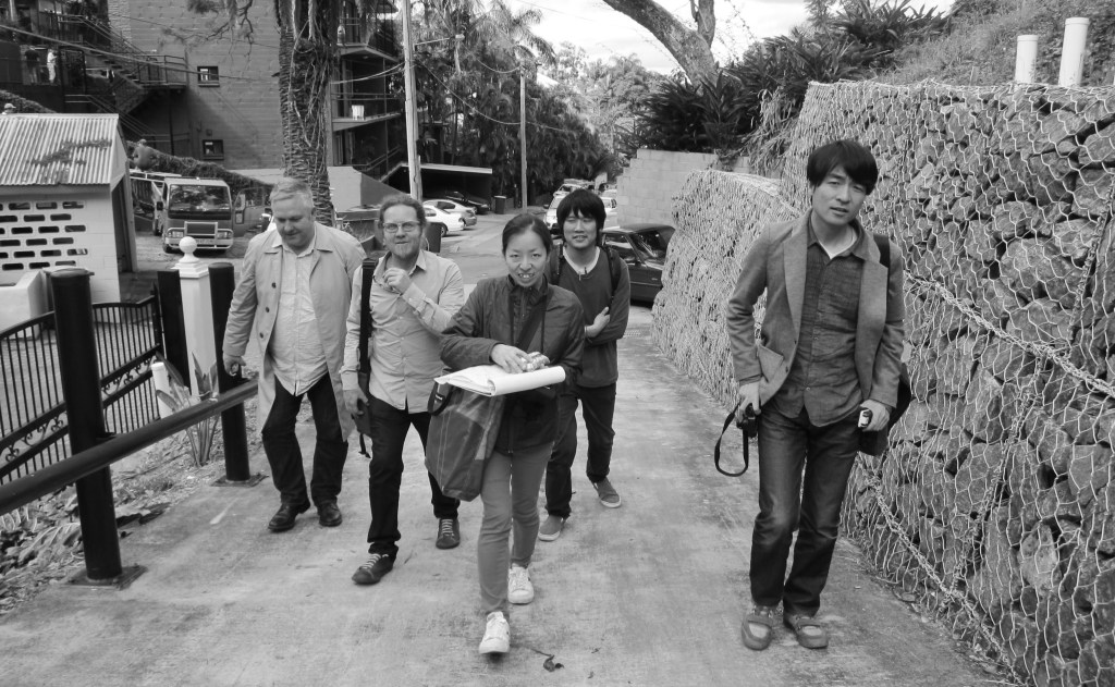 Architects or Anthropologists? (L-R Andrew Wilson, Paul Hotston, Chie Konno, Yohei Omura and Yo Shimada)