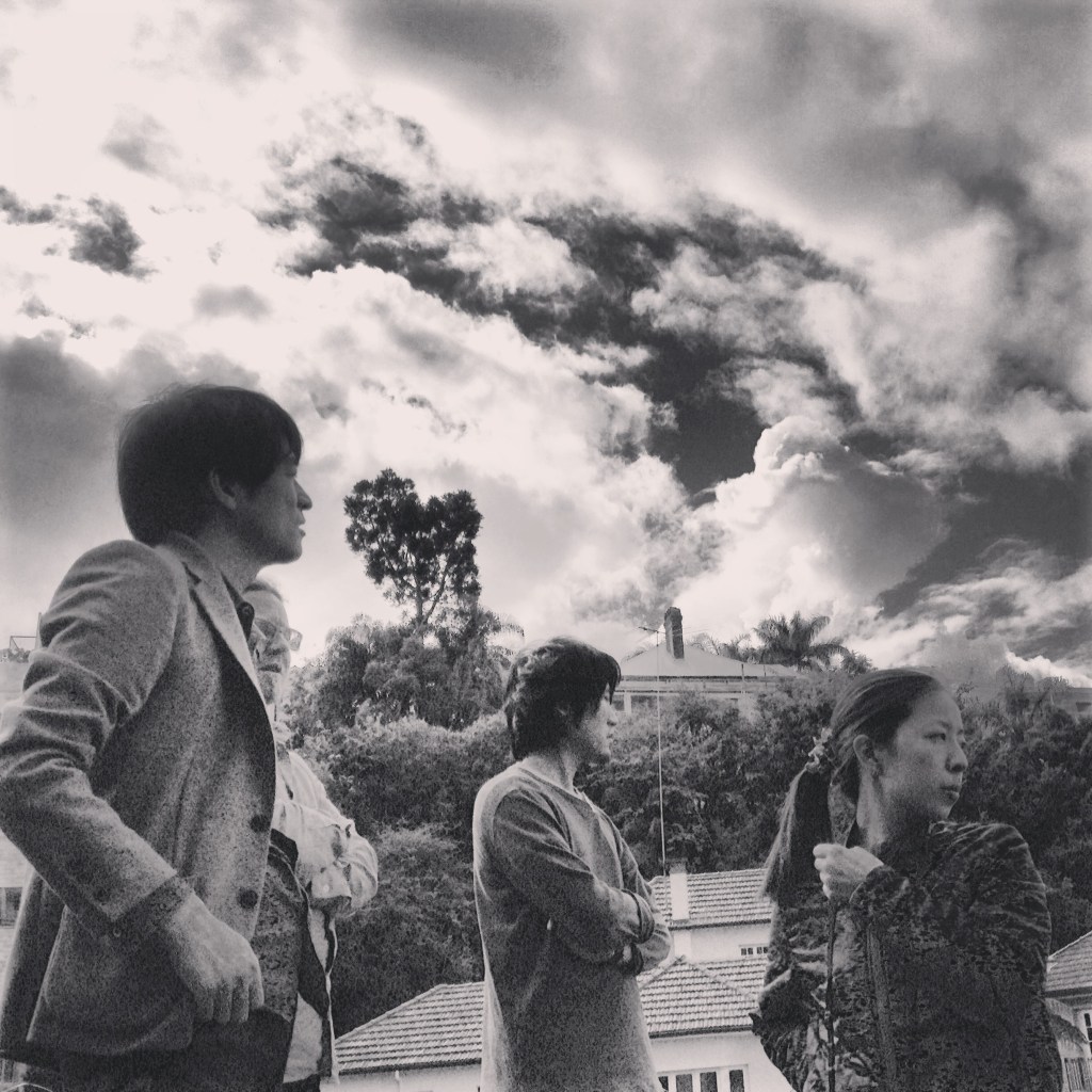 Shimada san, Paul Hotston, Yohei san and Konno san arrive on site.