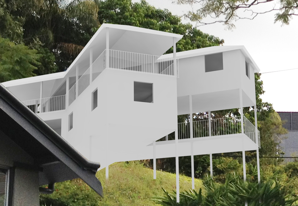 The balustrade on the X-House disappears.