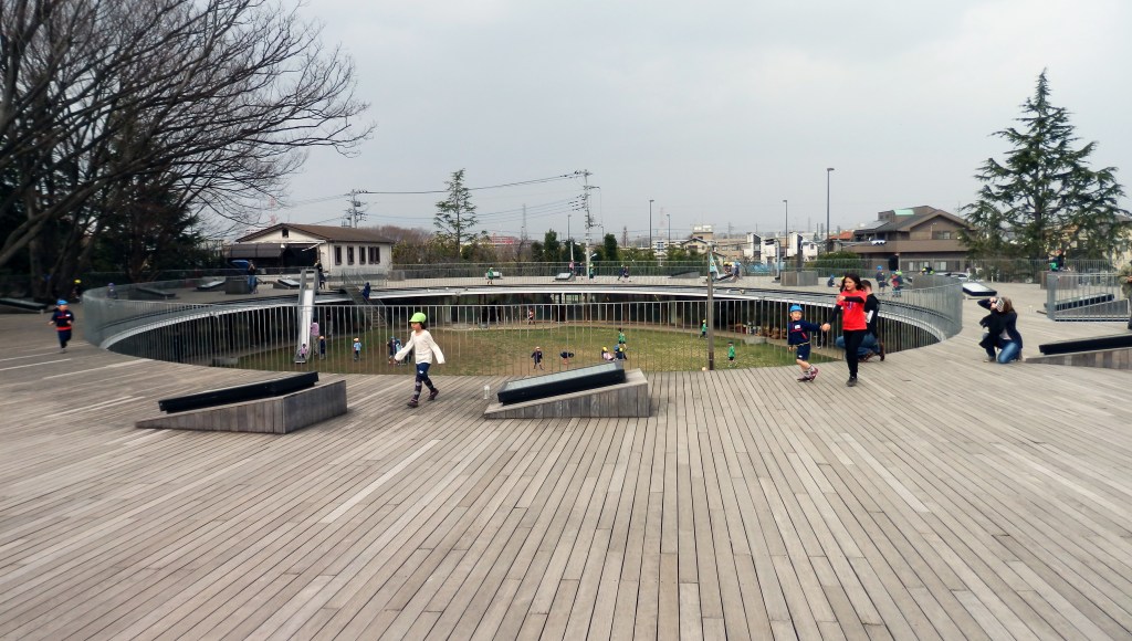 Tezuka Architects' Fuji Kindergarten. An ethereal handrail.