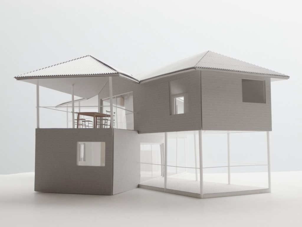 Look closer at those weatherboards. They're cement fibreboard.