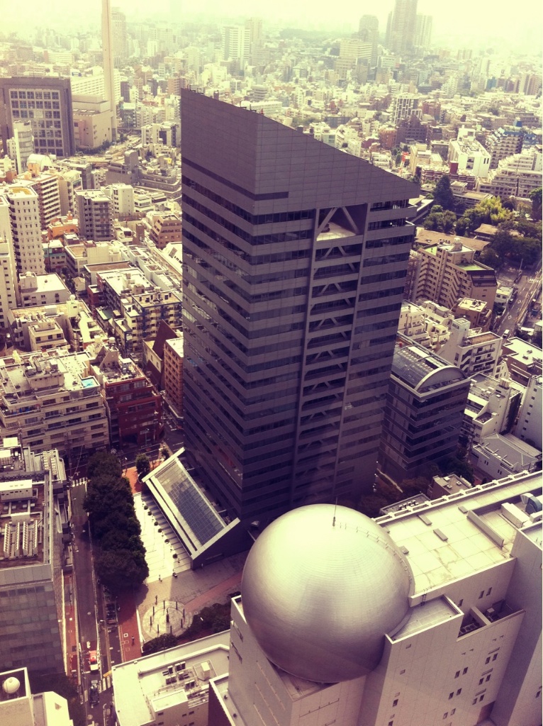View of Shibuya from the Cerulean Tower Hotel