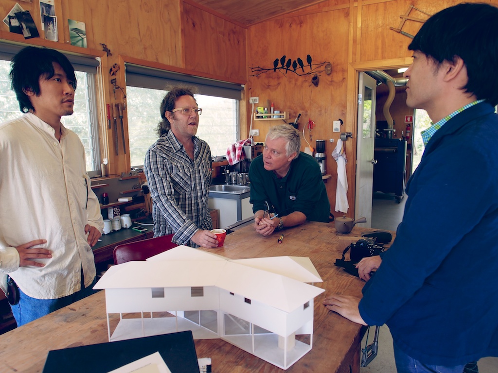 Paul introduces Shimada san to Roy Schack.