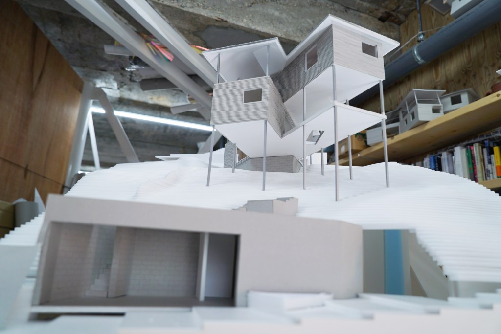 A work in progress of the new model from the street.