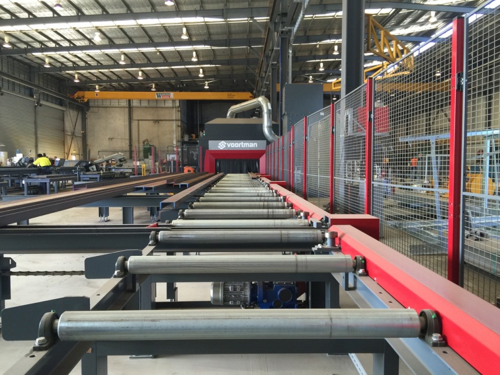 Getting on a roll with the steel.