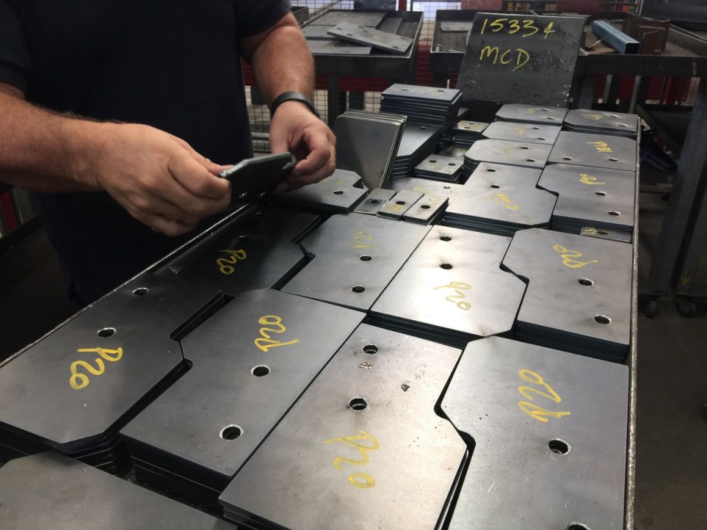 Every piece cut and numbered to size.