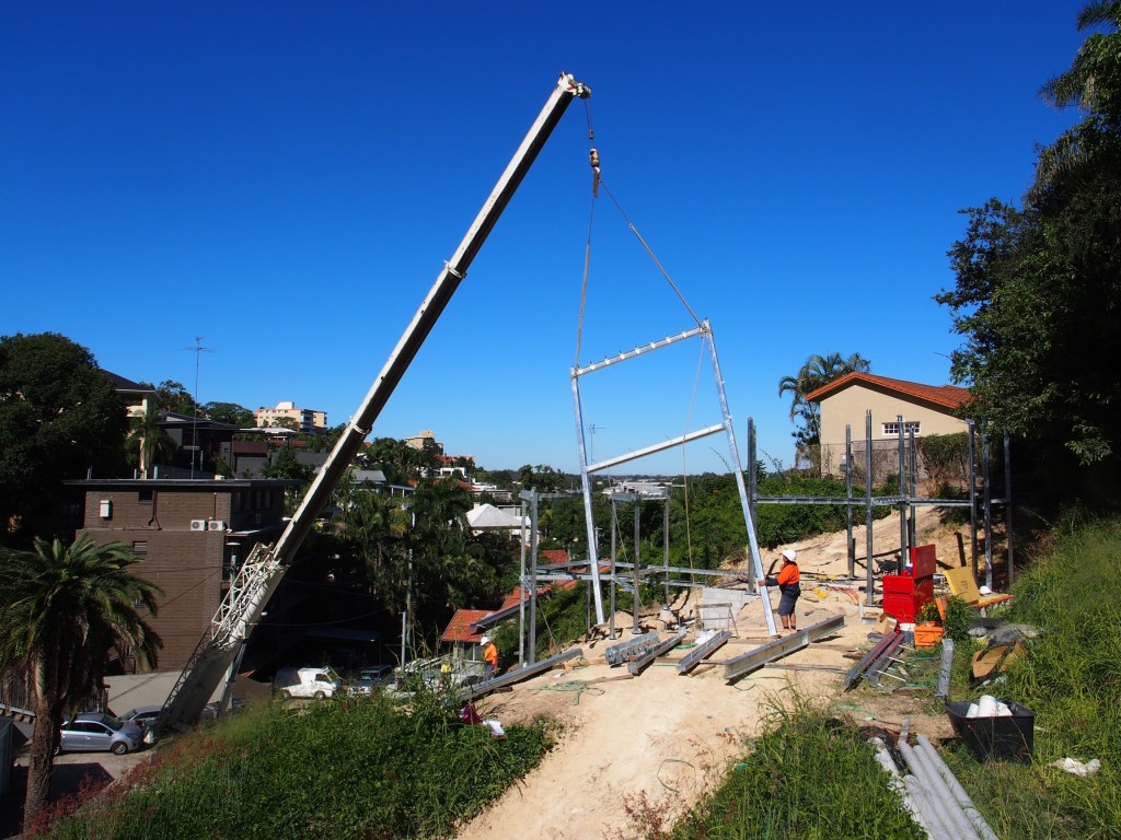 Entire sections stood up in minutes.