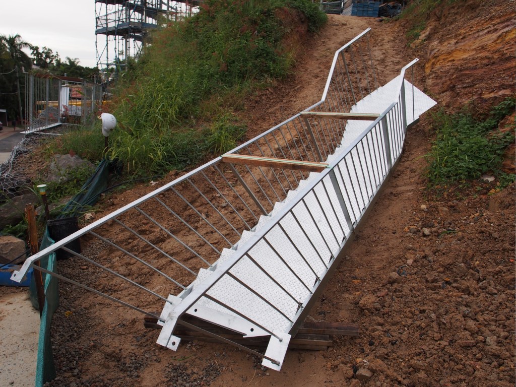 The dreaded stairs. A thing of beauty.