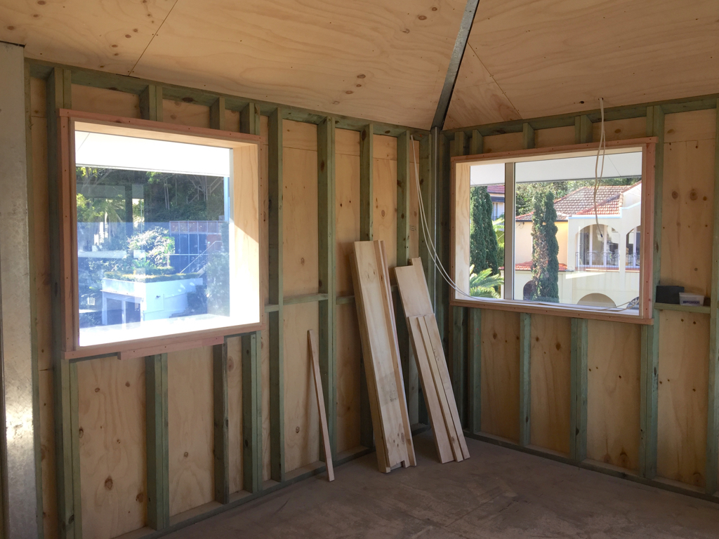 Windows with no reveals.